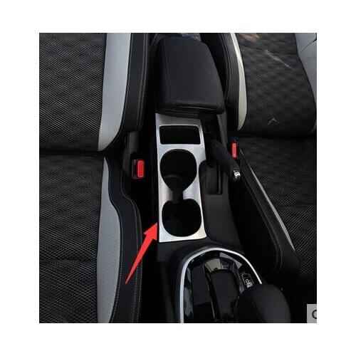 Stainless Steel Water Cup Holder Frame Cover Trims for Nissan Qashqai 2015 2016 2017 ,free shipping