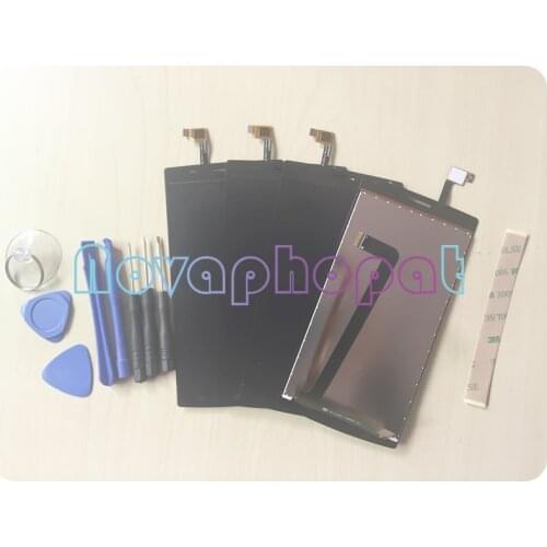 Novaphopat 100% Tested Sensor For MegaFon Login Plus MFLoginPh TOPSUN_G5247_A1 LCD Display Touch Screen Digitizer Full Assembly