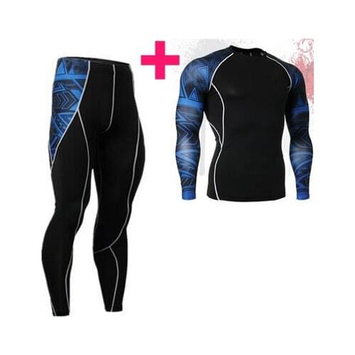 New Fashion Mens Compression 3D Print Quick Dry Compression Tight Pants Tights Skinny Leggings Bottom Fitness Bodybuilding Pants