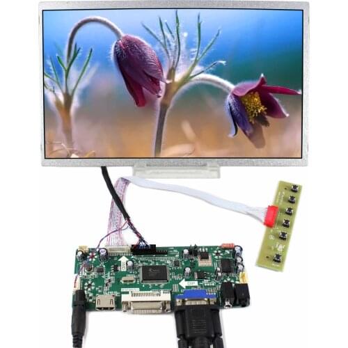 Display Control HD MI VGA DVI LCD Board 11" LCD Screen HSD110PHW1 1366x768 LCD Display