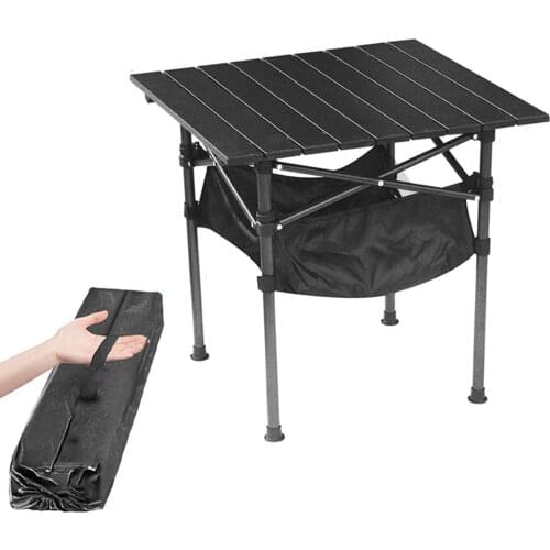 Portable Aluminum Alloy Folding Table Outdoor Camping Picnic Barbecue Stall Table for Night Market Exhibition J2Y