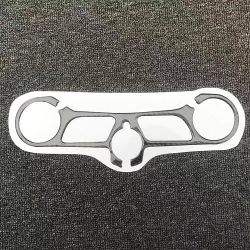 For Ducati 959 1199 1299 3D motorcycle Carbon-look Upper Triple Yoke Cover Protector Decal sticker