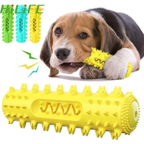 Pet Tooth Cleaning Dog toys Durable Dog Chew Toy Dog Molar Tooth Stick Puppy Dental Care Dog Molar Toothbrush Elasticity Soft
