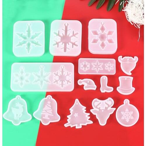 1Pc Snowflake Christmas Silicone Cake Mould Silicone 3D Ice Cream Cake Mousse Chocolate DIY Baking Mold Modelling Decor Tools