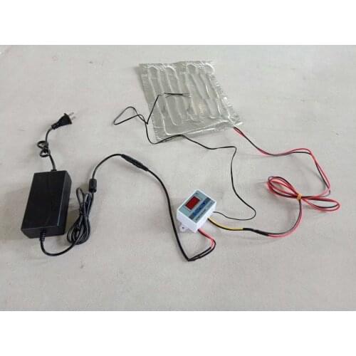 220V to 12V aluminum foil 10CM heating plate with low pressure digital display thermostat hot compress 20C Chinese medicine phys