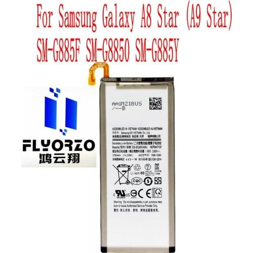 New High Quality 3700mAh EB-BG885ABU Battery For Samsung Galaxy A8 Star (A9 Star) SM-G885F SM-G8850 SM-G885Y Mobile Phone