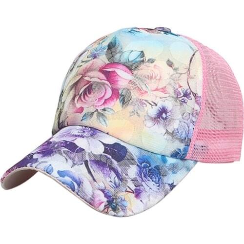 Running cap golf tourism floral cap summer breathable quick-drying duckbill baseball hat Outdoor sports best gift