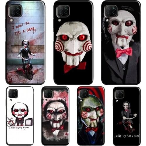 Saw Jigsaw Puppet Case For Huawei P30 Lite P20 P40 Pro Mate 20 P Smart 2021 2019 Nova 5T Honor 9X 8X 10i 8A