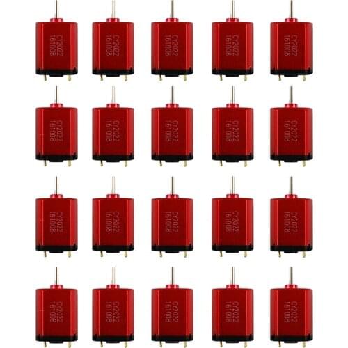 20pcs 030 Motor DC 3.2V High Speed Carbon Brush Motor for DIY Toy Car