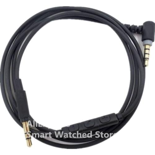 3.5mm male to male Replacement Cable Volume Control with Microphone for SONY MDR-10R MDR-1A XB950 Z1000 AUX Headphones Audio Cab