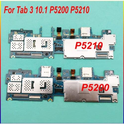 Multilingual Tested Original Housing Work Mainboard Motherboard Circuits For Samsung Galaxy Tab 3 10.1 P5210 P5200 P5220