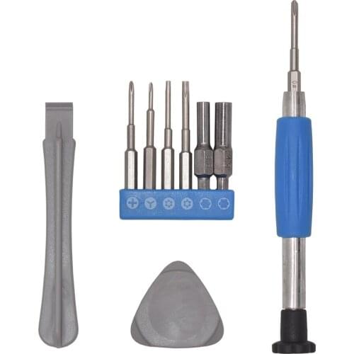 For Nintendo Switch Tools Kit New 3DS Wii NES SNES DS GBA Gamecube 3.8 4.5 mm T6 T8H Phillips Tri-Wing Y Screwdriver All In One