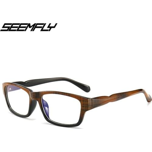 Seemfly Glasses Women Men Anti Blue Light Square Frame Clear Lens Eyeglasses Computer Goggle Spectacle Plain Mirror Eyewear 2020