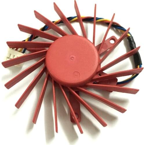 Gpu HD4830/4850 vga video card cooler pld06010b12hh 4pin fan for ati dataland Powercolor HD4830 hd 4850 Graphics cards cooling