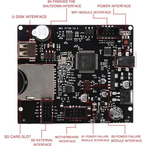 Touch Screen Practical MKS BASE V1.6+MKS TFT28 ColorMega2560 for 3D Printer Motherboard Kits