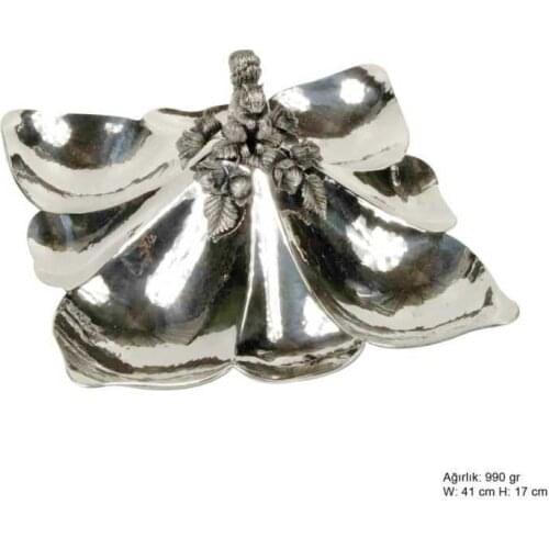 Silverlina Squirrel Pattern Silver Confectionary