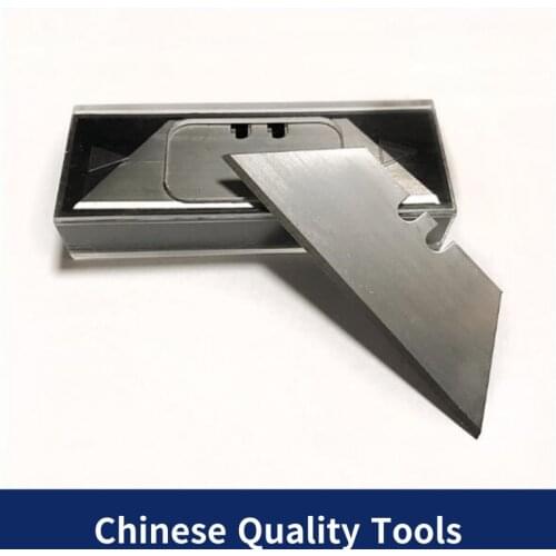 100pc Folding Trapezoid Cutting Blade Art Carpet Cutter Replaceable Utility Special Electrician Knife T-blade