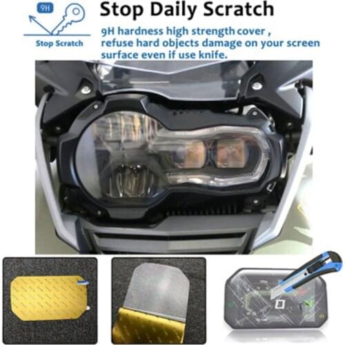 Motorcycle Headlight Protective Film Headlight Display Suitable for BMW- R1250GS R1250 GS ADV 2018-2020