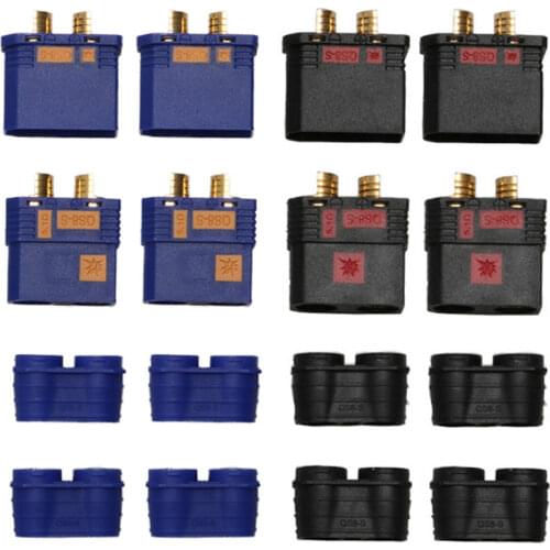 QS8-S Anti-spark Heavy Duty Battery Connector Gold Connector Large Current Plug For RC Car Model Agriculture Drone