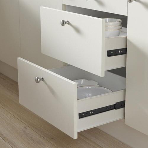 2021 Super Strong Load-bearing Durable Drawer Runners Three-section Track Excellent Smoothness Sturdy Mute Ball Bearing Runner