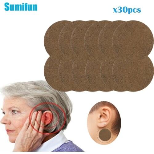 30pcs Tinnitus Treatment Patch For Ear Pain Protect Hearing Loss Sticker Natural Herbal Extract Medical Plaster Health Care