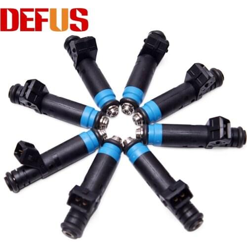 8PCS DEFUS fule injectors OEM F127B00418 1000cc High Impedance 90lb EV1 Nozzle Fuel Injector For V8 LT1 LS1 LS6 Flow Matched NEW