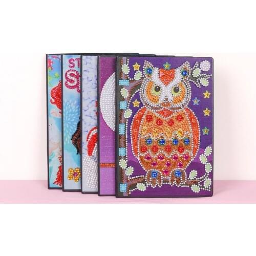 DIY Diamond Painting Notebook Special Shaped A5 Diary Book Diamond Art Kits Mosaic Diamond Embroidery