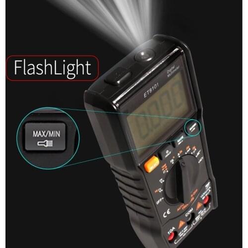 Digital Multimeter 6000 Counts Backlight DC AC Voltage Current Meter Resistance Diode Temperature Tester Ohm Ammeter Voltmeter