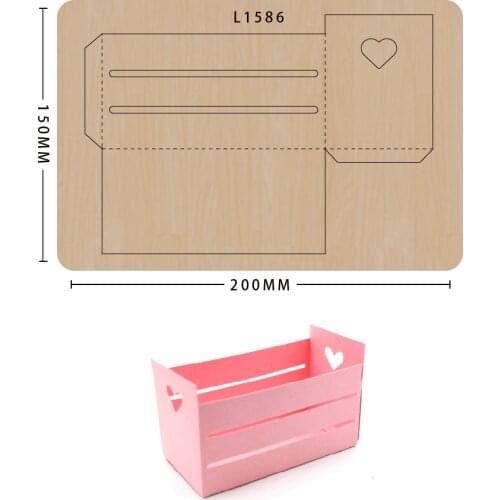 Wood Box Cutting Dies Making Decor Supplies Dies Template New Design Craft Cutting Die Decoration Scrapbook Card Craft