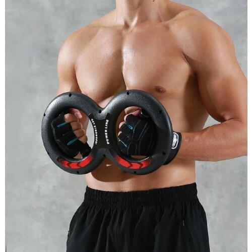 Figure 8 chest expander wrist muscle training exercise equipment gym forearm strength exerciser