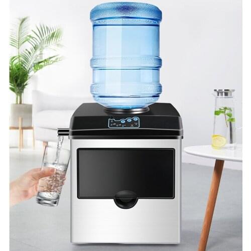 Commercial Ice Maker Square Ice Making Machine Mini Stainless Steel Bullet Ice Maker Machine