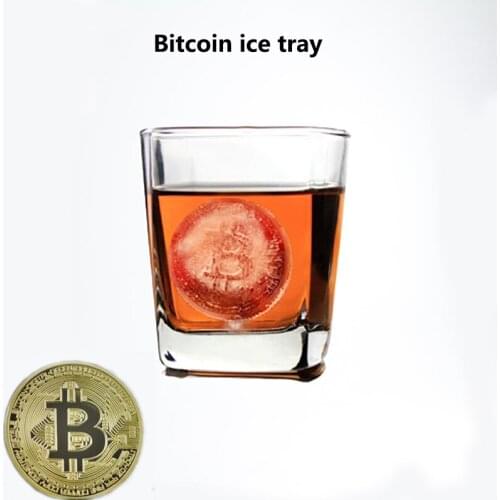 Creative Bitcoin Silicone Mold Chocolate Ice Tray Jelly Biscuit Mould Cake Decoration Baking Cookie Tools Kitchen Accessories