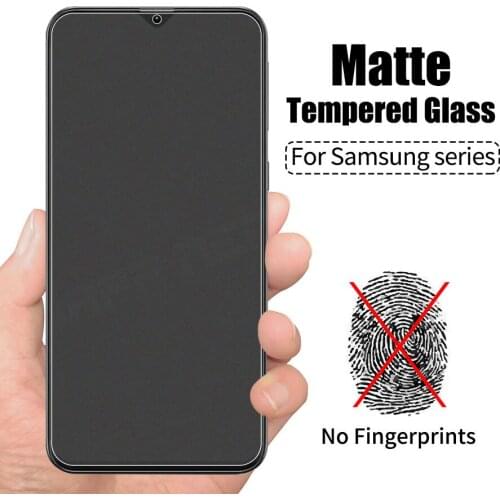 Matte Frosted Tempered Glass For Samsung Galaxy A51 A50 A60 A20 A30 A40 A70 M20 A30s A50s A70s Full Cover Screen Protector Film