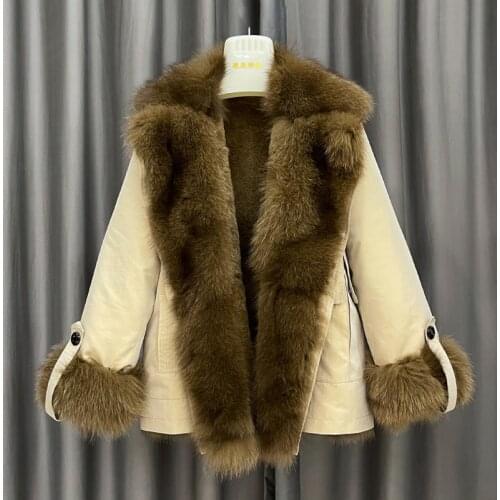 Fox collars fur coat paragraphs short wave sent to overcome the female suit the new 2021 otter rabbit hair bladder