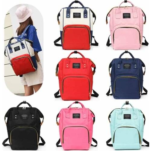 Fashion Mummy Maternity Nappy Bag Large Capacity Nappy Bag Travel Backpack Nursing Bag for Baby Care Womens Fashion Bag