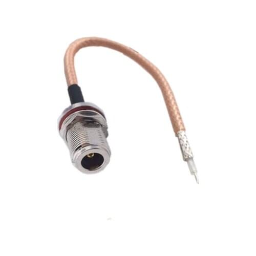 N Female Bulkhead jack Single-head Connector Extension Pigtail Jumper RG316 Cable 50 ohm