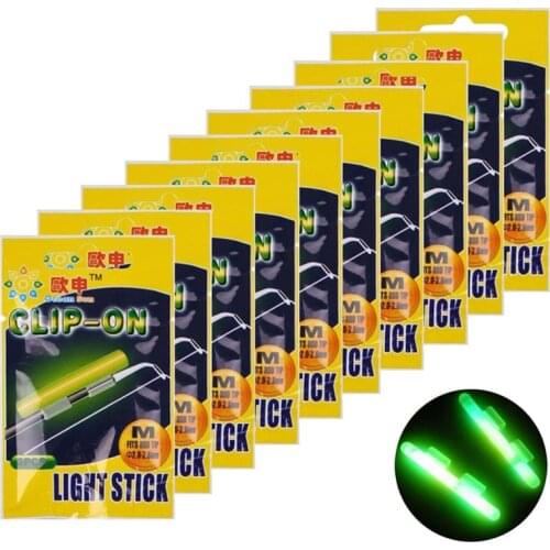 Night Fishing Lighting Stick Rod Wand Green Luminous Chemical Glow Stick for Fishing Light Stick Awning Float Tackle Accessories