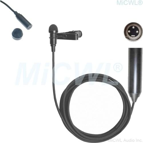 XLR Phantom Power ME2 Lavalier Lapel Microphone for Sound Console DJ Mixer Canon Sony Panasonic ZOOM Tascam with Metal Cap Foam