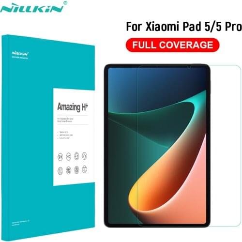 NILLKIN Screen Protector For Xiaomi Pad 5/5 Pro Amazing H+ 2.5D Nanometer Anti-Explosion Tempered Glass For Xiaomi Pad 5/5 Pro
