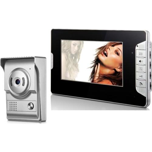 Wired 7 inch TFT Doorbell Security System Intercom Home Door Video Night Vision Monitors for House