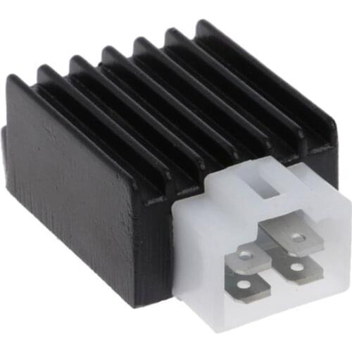 12v 4pin motorcycle voltage regulator half-wave rectification for scooter gy6 buggie moped 50cc 125cc 150cc