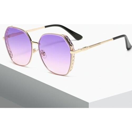 2021 New Metal Frame Hollow Frame Steampunk Sunglasses Aviation Fashion Glasses For Men And Women Oculos De Sol Uv400