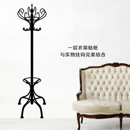 Hangers Stickers Living Room Bedroom Sofa Backdrop Waterproof Removable 3D DIY Wall Stickers