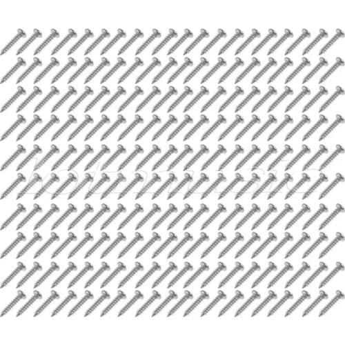 Screws for Guitar Bass Pickguard Back Plate Tuning Pegs Jack Gold Chrome Black Pack of 200