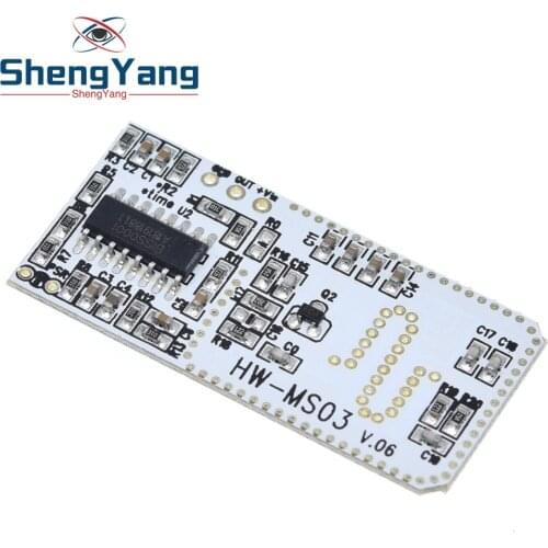 High Performance Motion Sensor Module Radar Motion Sensor HW-MS03 2.4GHz to 5.8GHz Microwave Radar Sensor Module for Arduino