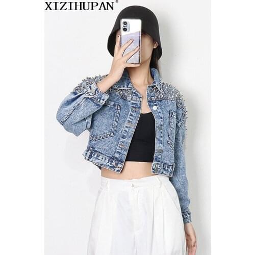 Женские джинсовые куртки XIZIHUPAN China At AliExpress