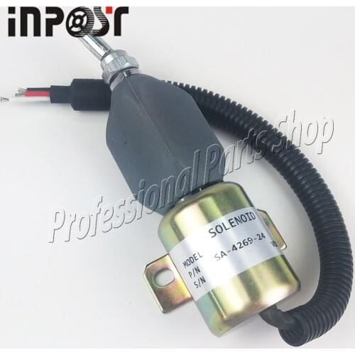 Shutoff Stop Solenoid SA-4269-24 600-815-7550 24V For Komatsu PC75US-3 PC75UU-2 4D95