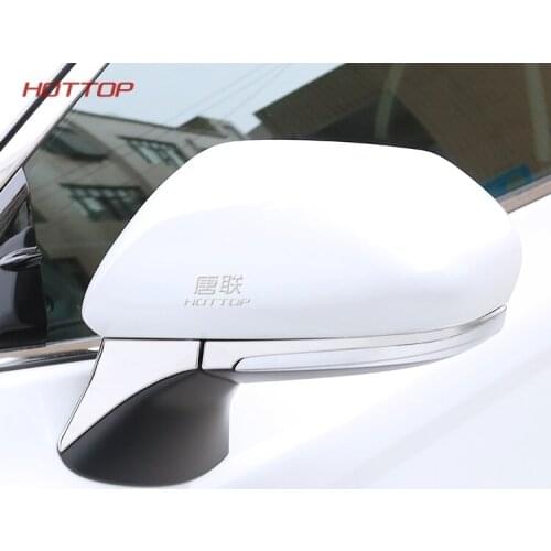 Stainlesss Steel Rearview Mirror Protector Sticker Decoration Cover Trim For Toyota Camry 2018 2019 8th