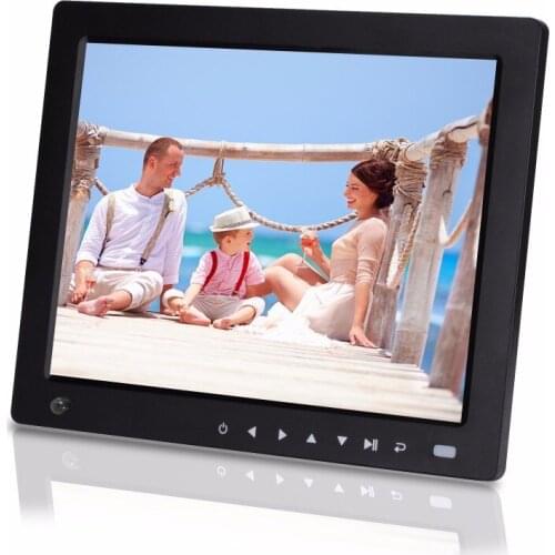10 inch body induction sensor touch buttons infront electronic photo frame video player digital photo frame advertising machine