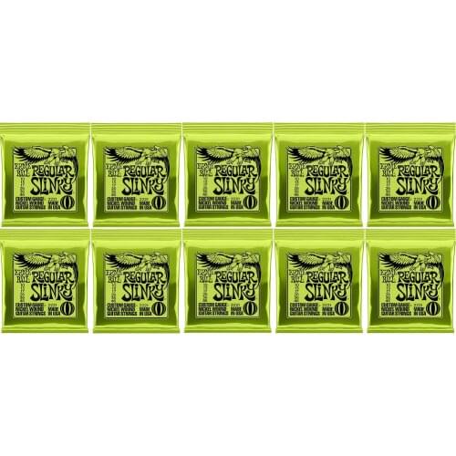 10 Set EniBall Electric Guitar Strings 2221Play Real Heavy Metal Rock Nickel Wound 6 Strings for Electric Guitar Accessories